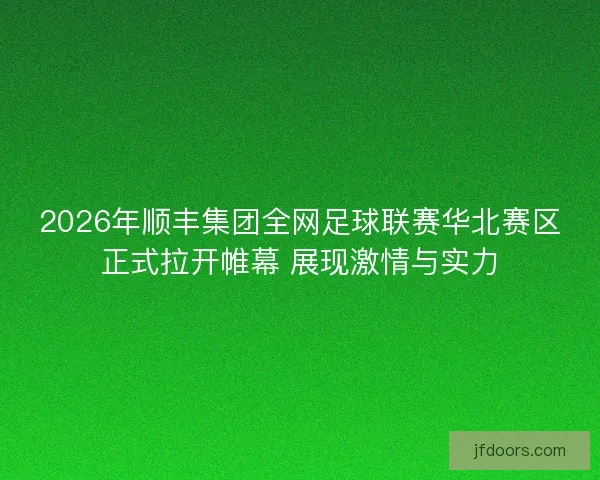 2026年顺丰集团全网足球联赛华北赛区正式拉开帷幕 展现激情与实力